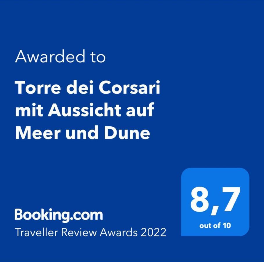 Torre Dei Corsari Mit Aussicht Auf Meer Und Dune المظهر الخارجي الصورة